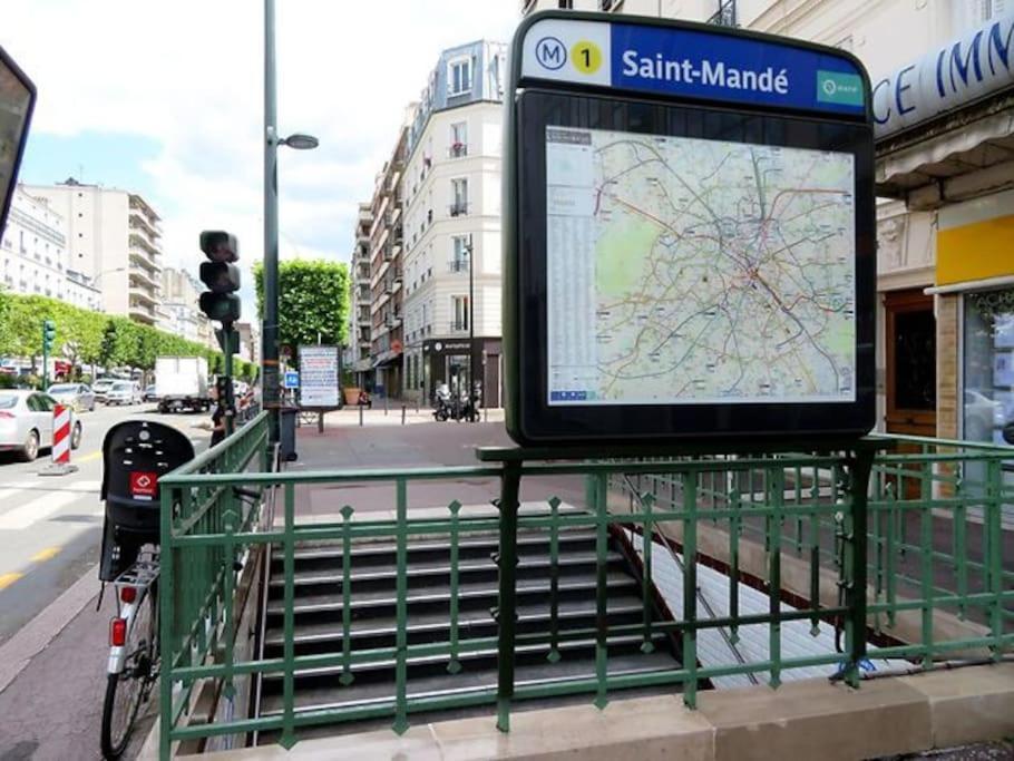Superbe Appartement Terrasse 75M Paris Saint-Mandé Dış mekan fotoğraf